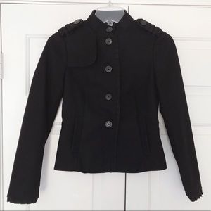 Gap Black Wool Military Jacket